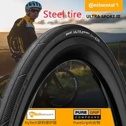 Continental Ultra Sport III Road Wire Tires 700 x 23c 25c 28c Bicycle Tire Bike Unfoldable Tire Cheap Cycling Wheels 700c tire