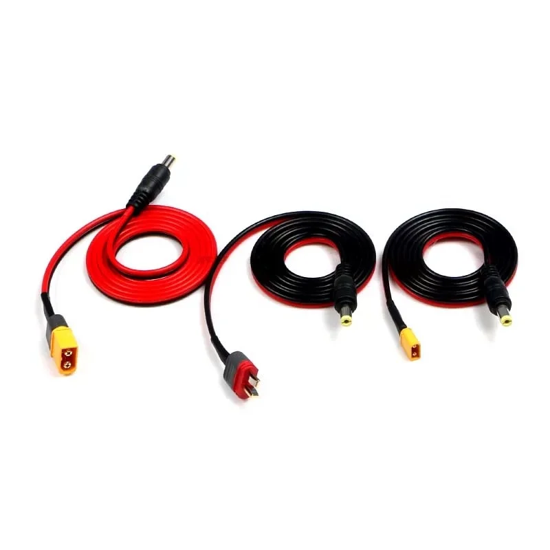 

XT60 XT30 T Plug Male To DC5.5*2.1 Male Adapter Cable 1 meter Suitable for FPV Goggles battery Power supply