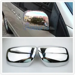 Side Wing Mirrror Cover Rear View Caps Shell Door Rearview Overlay Chrome Car Styling For Toyota Sienna 2005 2006 2007 2008 2009