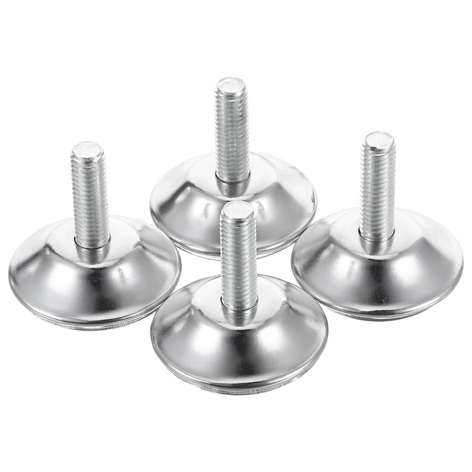 

4pcs Adjustable Cabinet Feet Non-Slip Furniture Pads Table Leg Height Adjusters Durable Metal Support Leveling Feet For Shoe