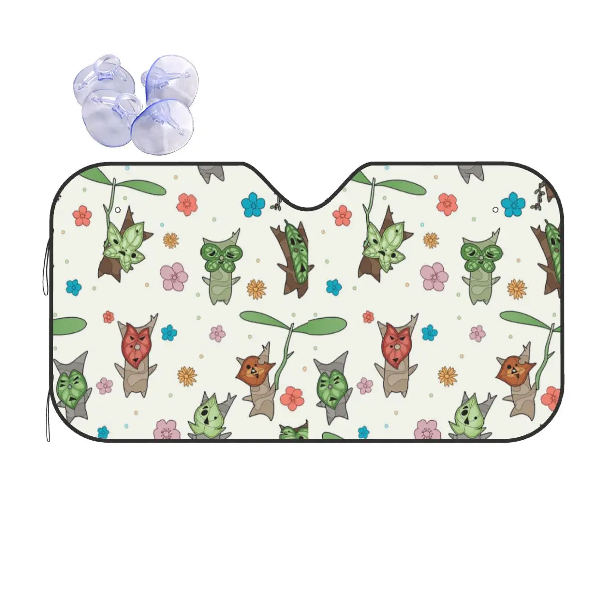 

Korok Pattern Sunshade Windscreen Car Front Windshield Window Sun Visor Accessories Covers