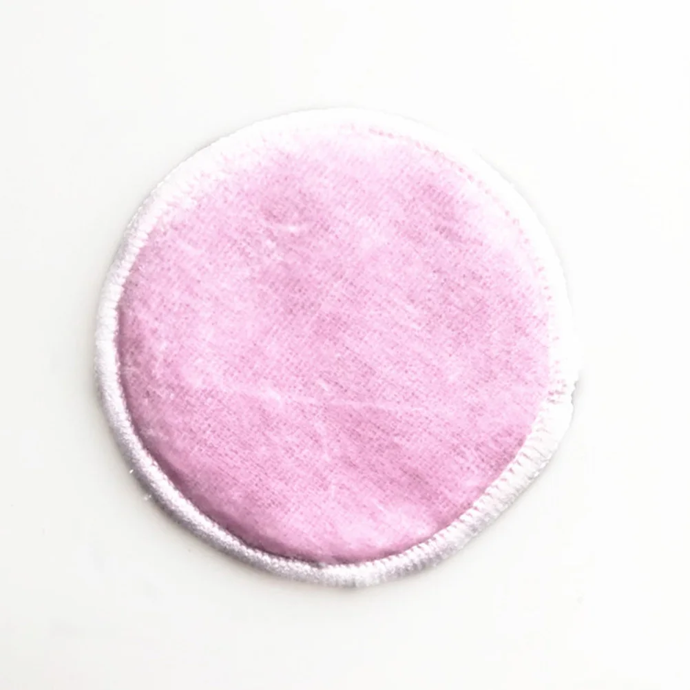 8Pcs Washable Makeup Remover Pads Ecofriendly Reusable Facial Cotton 8cm Soft Face Cleansing Pads Remove Cosmetics Sunscreen and