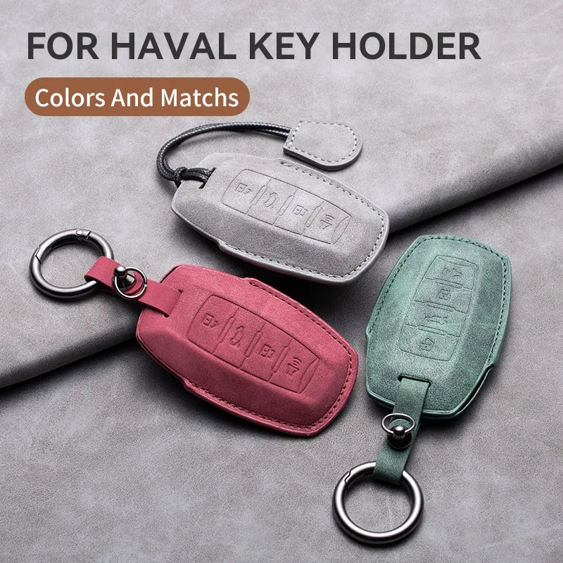 Car Remote Key Case Cover Shell For Great Wall Haval/Hover H6 Dargo Jolion H7 H4 H9 F5 F7 F7x F7h H2s 3D Car Key Shell Protector