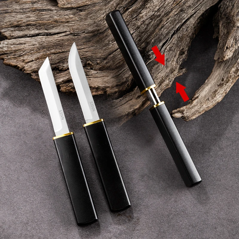 Stainless Steel Kitchen Double-Pole Combination Butcher Knife Two Knives Fishing Knife Meat Cleaver Boning Peeling Knife