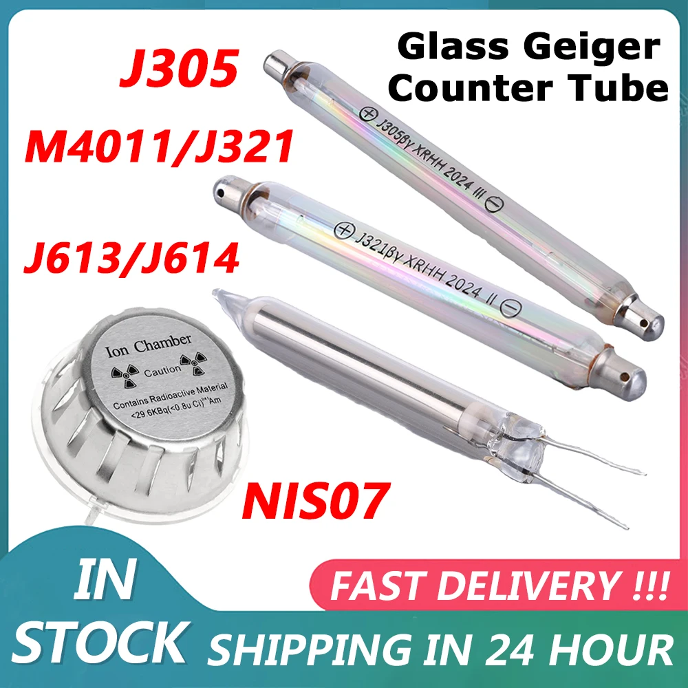 M4011/J321/J305/J613/J614 Glass Geiger Counter Tube Alpha /Beta Particles Gamma/X-rays Detection Geiger Counter Tube Kit