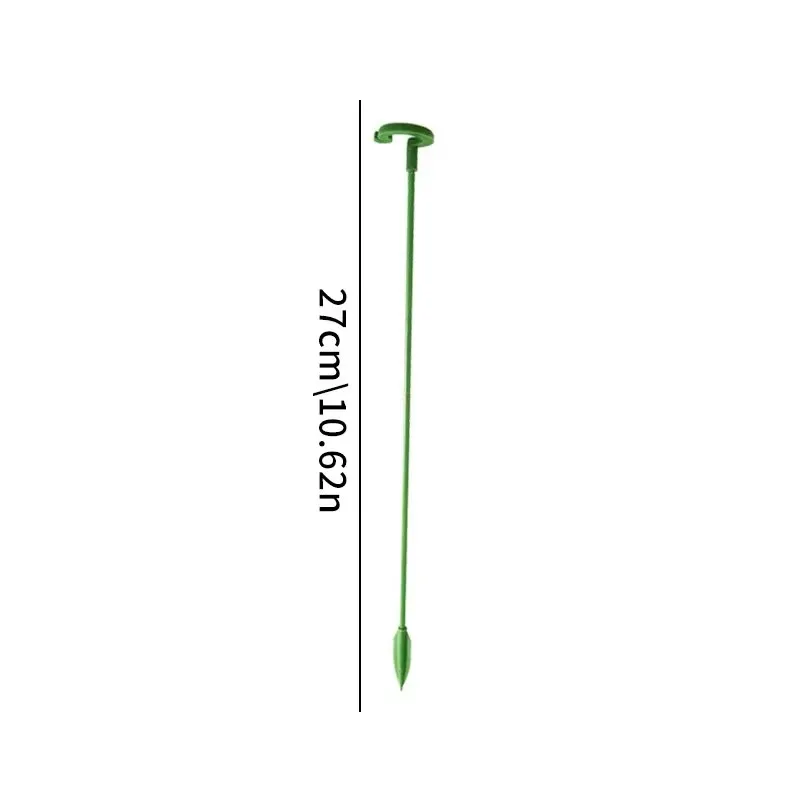 10pcs 27cm Horticultural Flower Stand Bracket, Potted Plant Flower Shape Support Rod, Fixed Anti Lodging Leaf Guard Frame