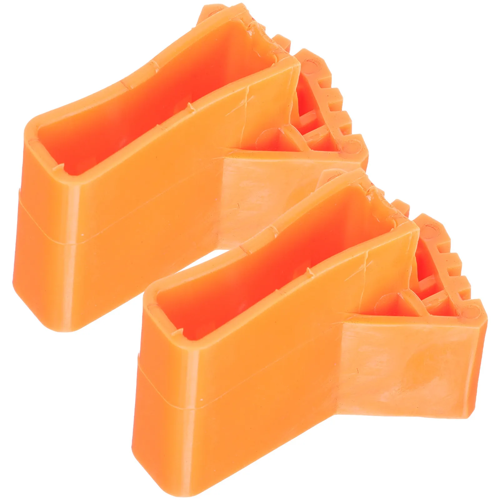 2Pcs Ladder Feet Covers Non Slip Rubber Foot Caps Replacement Wear Resistant Telescoping Ladder Accessory Stepladder Feet Caps