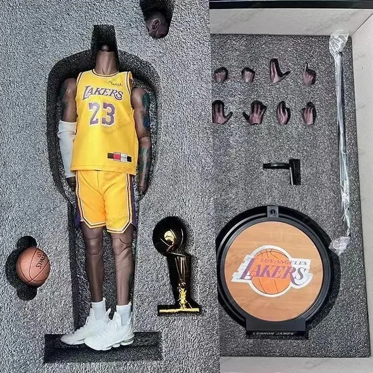 In Stock, Fast Shipping NBA Basketball Superstar James, Lakers No.23 Jersey, 1/6 Scale Action Figure Toy Collection - view 5