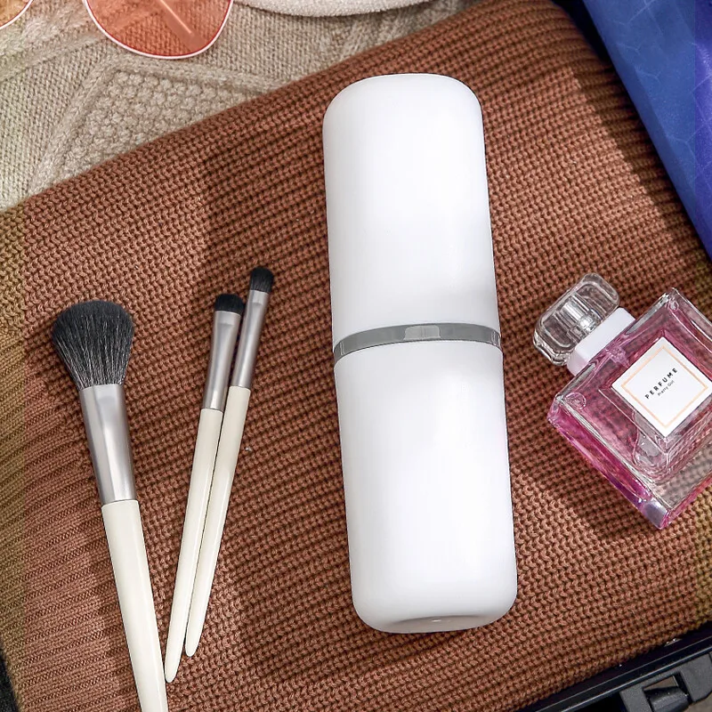 Portable Travel Toothbrush Cup Set with Toothbrush Cup and Toothbrush Holder