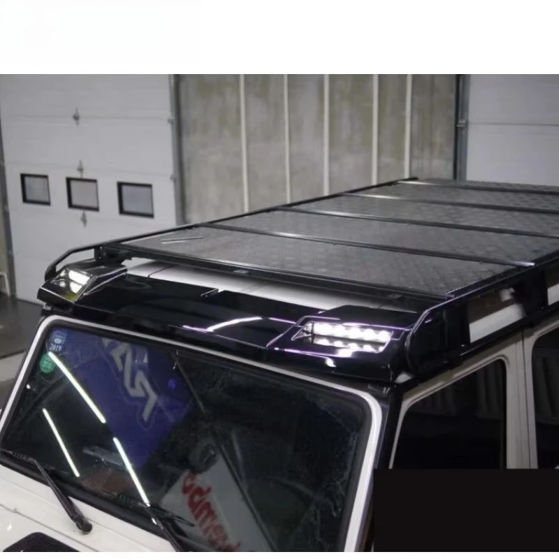 W463 Roof Rack Fit for G Class W463 All Year Roof Rack With Ladder Stainless Steel Material Roof Luggage Rack for g Class W463