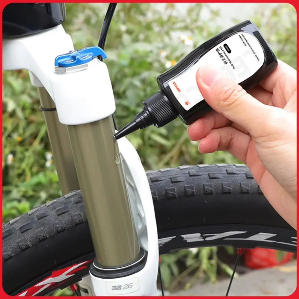 60ml Mountain Bike Front Fork Shock Absorber Oil Long-Lasting Lubricating Oil Bike Lubricant for Mountain Bike Forks and Shocks