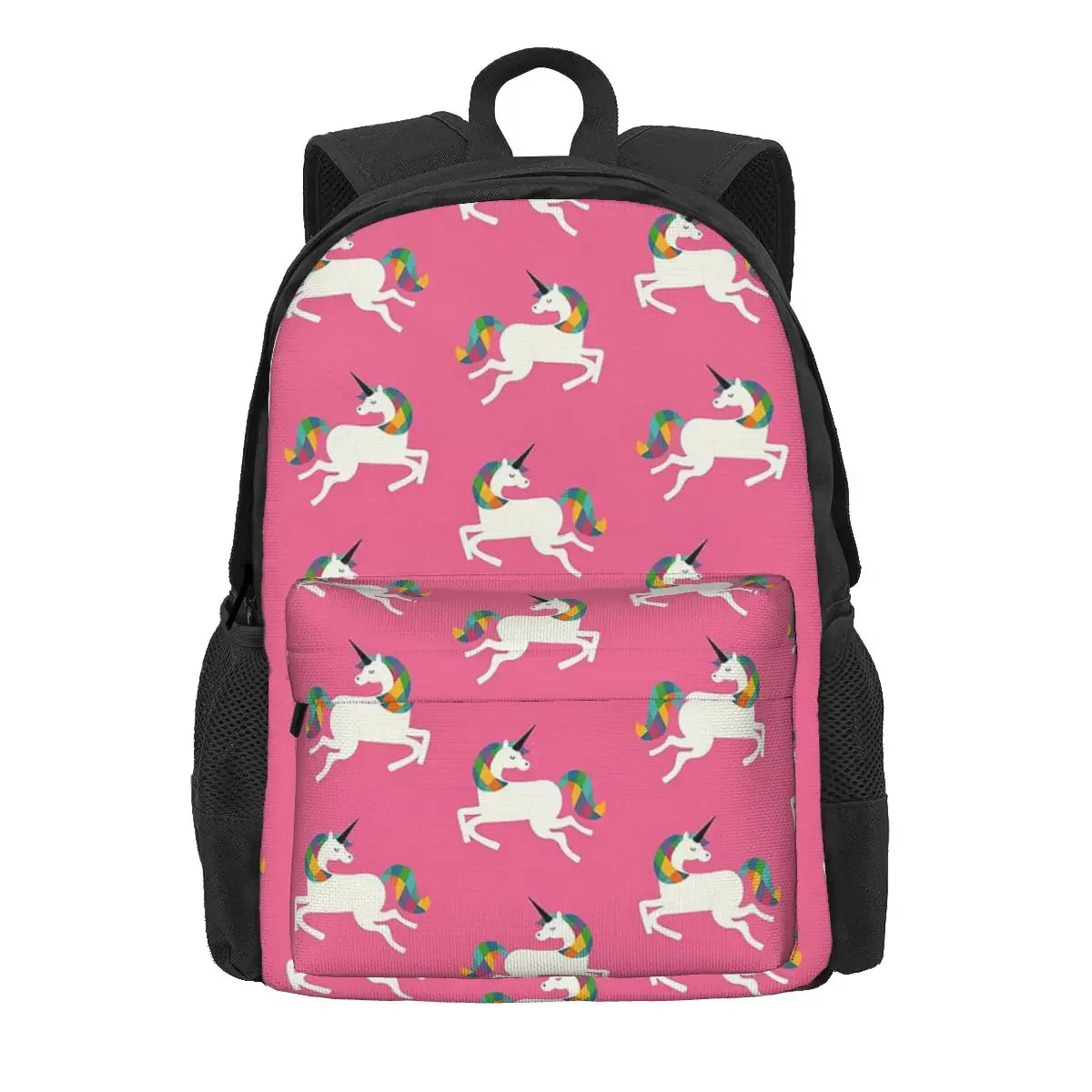 To Be A Unicorn Mochilas para meninos e meninas, mochilas escolares infantis, mochila infantil dos desenhos animados, bolsa de ombro de viagem