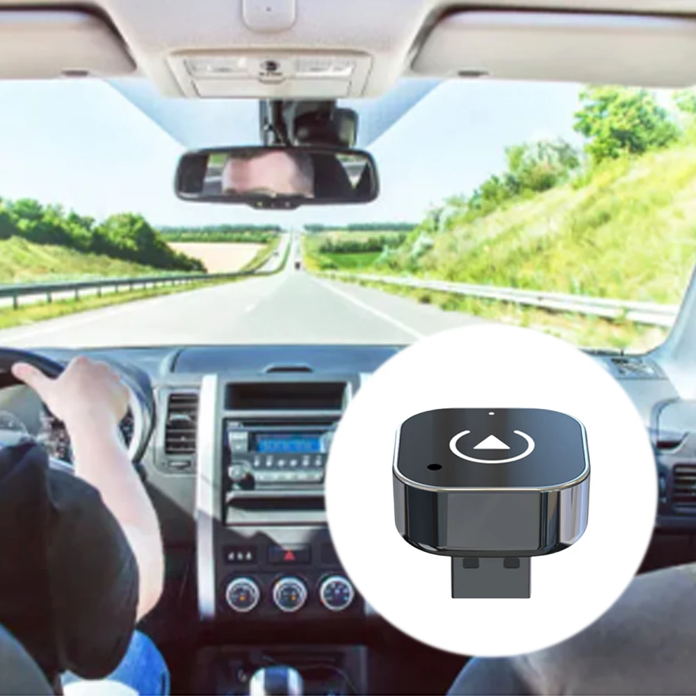 2 في 1 CarPlay/Android محول السيارات BT 5.0 5V شاشة التكيف AI صندوق التوصيل اللعب لسيارات CarPlay السلكية من المصنع