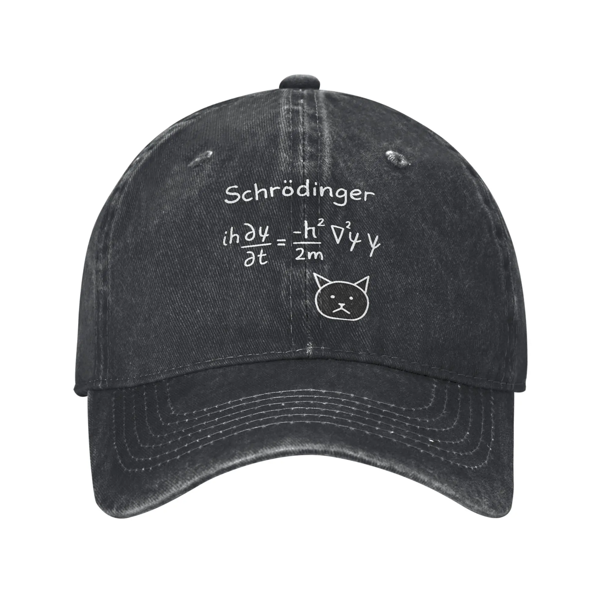 

Повседневная бейсболка Schrodinger's Cat Kpop Rock Trucker Hat, летняя оптовая продажа, унисекс, мужские бейсболки в уличном стиле