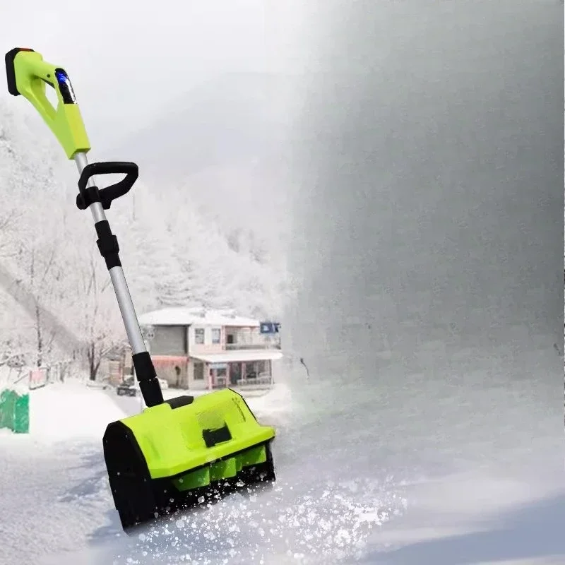 

Family snow removal machine, hand push snow thrower, school community road snow clearing lithium battery road