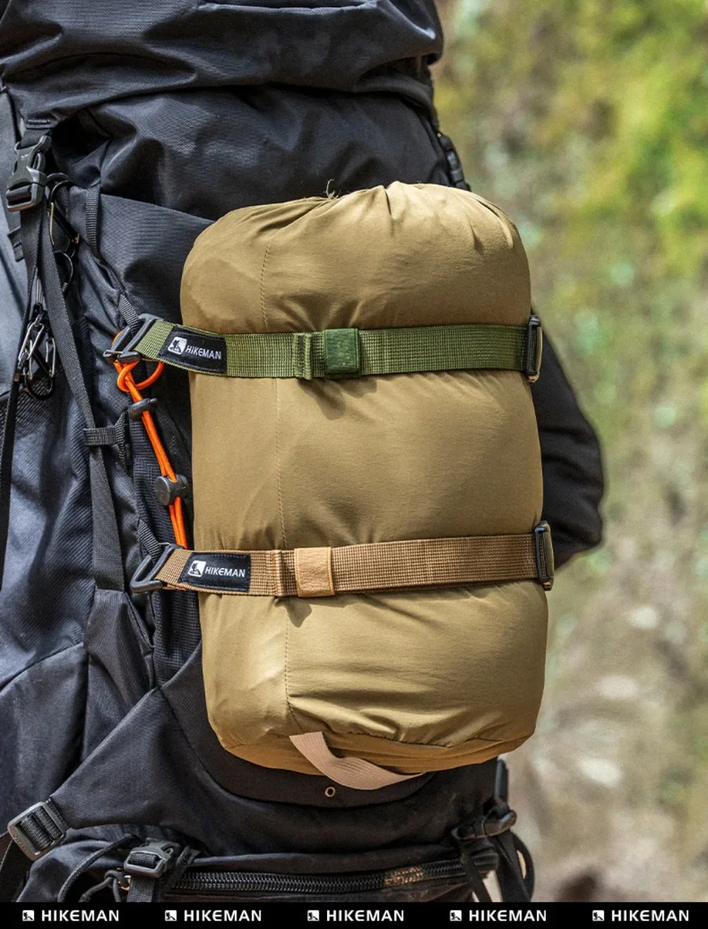 Verstellbarer Gepäckgurt, robuster Koffer-Befestigungsgurt, 18,5–49,5 cm, Reise-Organizer für Rucksack, Wandern, Camping, Zubehör – Detail 3