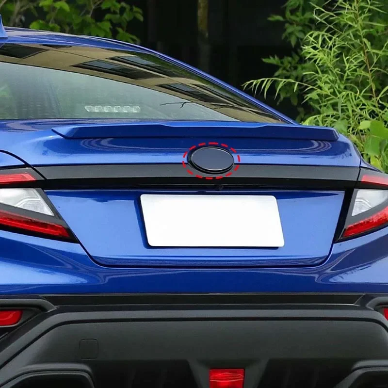 Para subaru wrx 2022-2025 abs preto logotipo traseiro do carro capa de proteção decorativa adesivo acessórios do carro