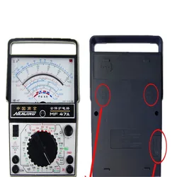 MF47A/C/L/T AC DC Voltage DC Current Resistance Capacitance Buzzer On Off Battery Testing Diode Analog Multimeter w 2 Test Leads