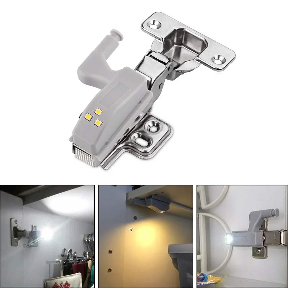 Universal LED Inner Hinge Lamp Cabinet Induction Lights Wardrobe Cupboard Sensor Lights Bedroom Kitchen Closet Night Lamp New