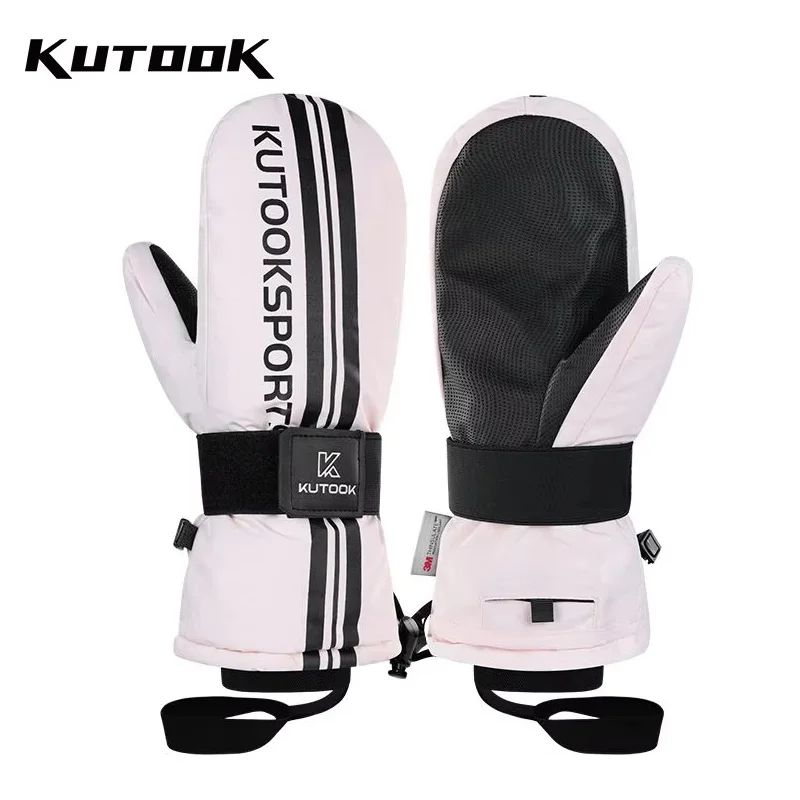 

KUTOOK Winter Mittens Gloves for Women Skiing Gloves 3M C100 Insulation Waterproof Touchscreen Ski Snowboard Gloves accessories