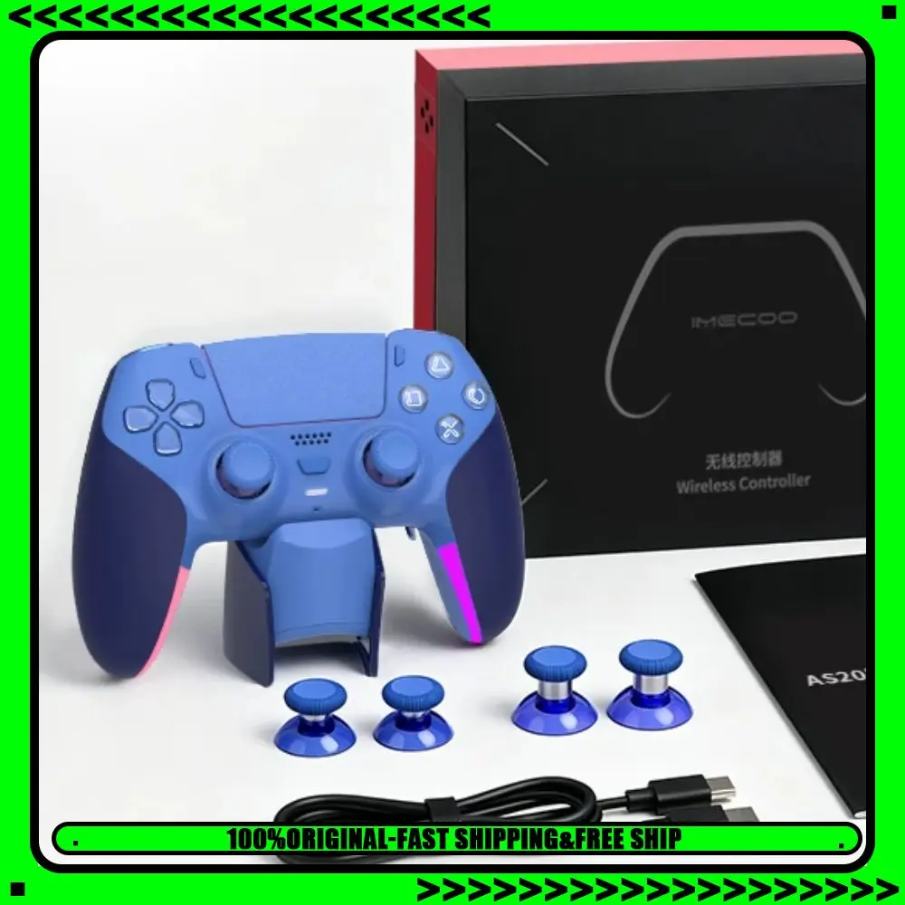 IMECOO JG11 Wireless Game Controller For Hall Joystick Adaptive Trigger Vibration Motor Programmable Buttons For PC Gamepad