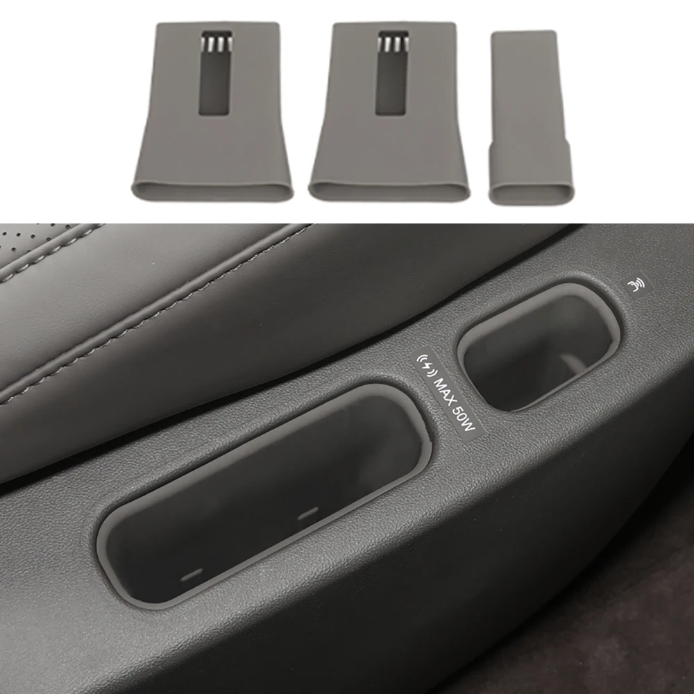 

Car Seat Wireless Charging Pad Silicone Protective Cover Fit For DENZA N9 2025 2026 Remote Control Cover Interior Accessories