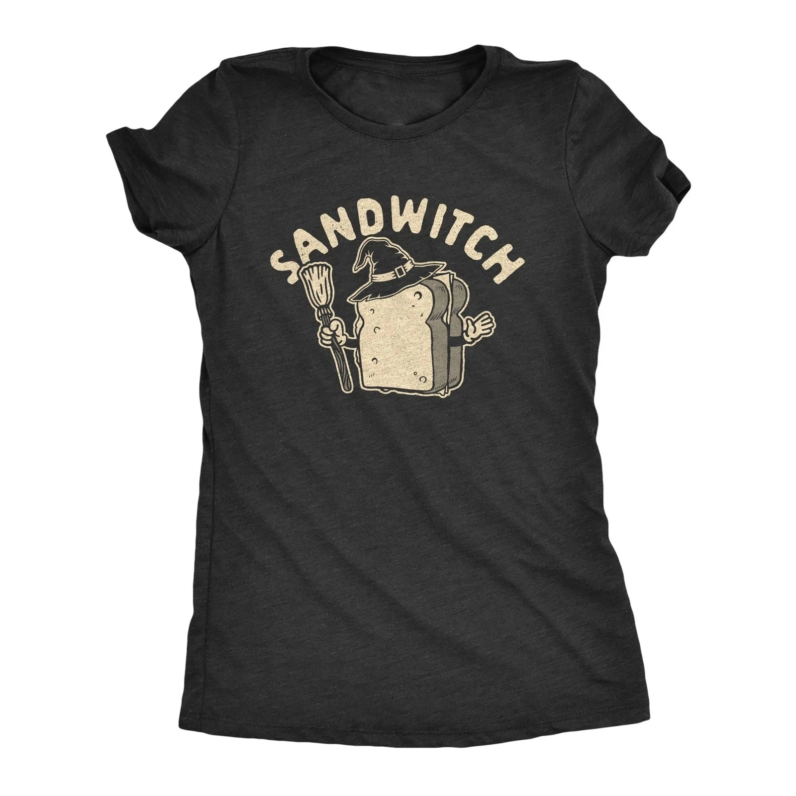 

Футболка Sandwitch, забавная футболка унисекс сэндвич-ведьма на Хэллоуин, уличная одежда, свободное повседневное праздничное платье с короткими рукавами