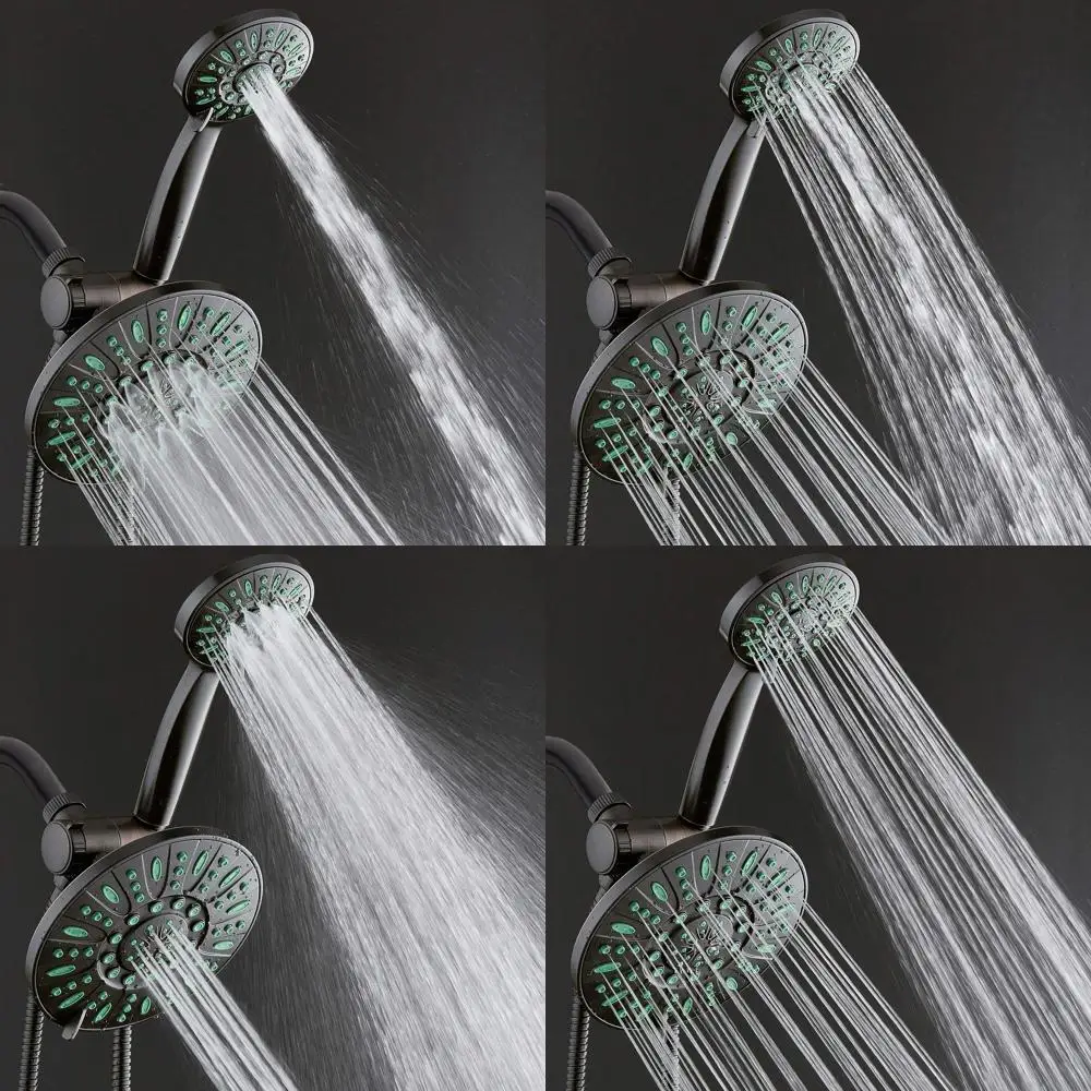

Antimicrobial 30-Setting Rainfall Shower with Microban Protection, Oil-Rubbed Bronze and Coral Green Jets