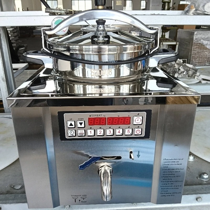 

Небольшая настольная фритюрница под давлением для жарки масла на столешнице