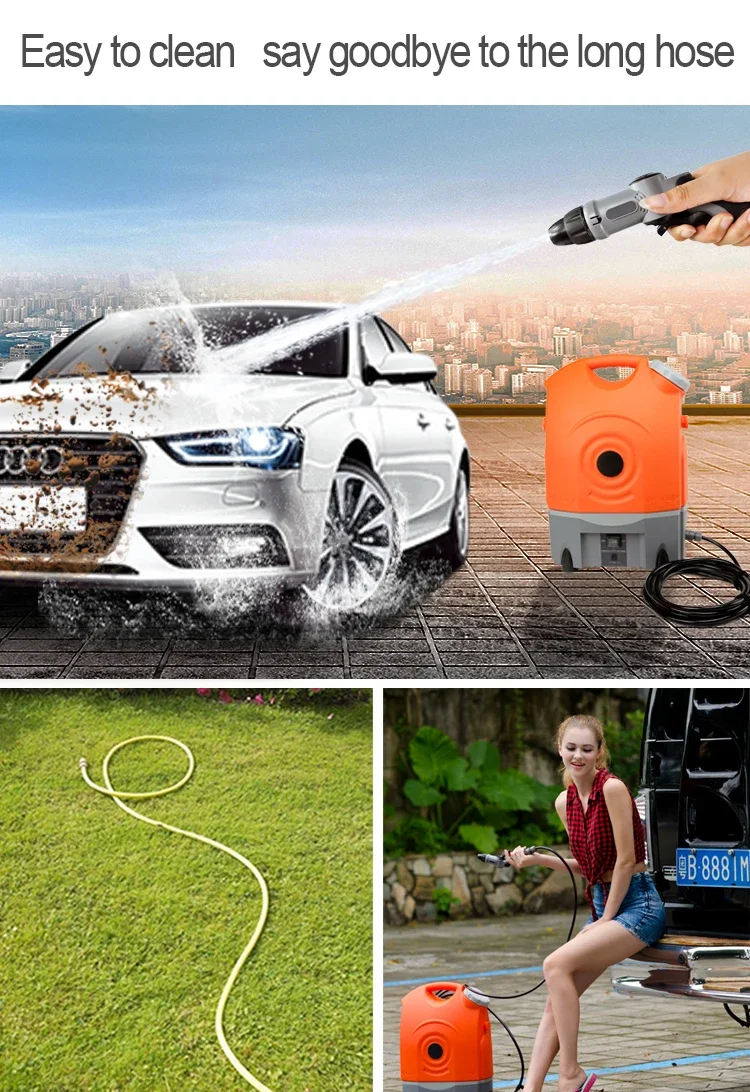 Pressure Portable Kit Bike Washer Self Service Car Washer Machine Portable