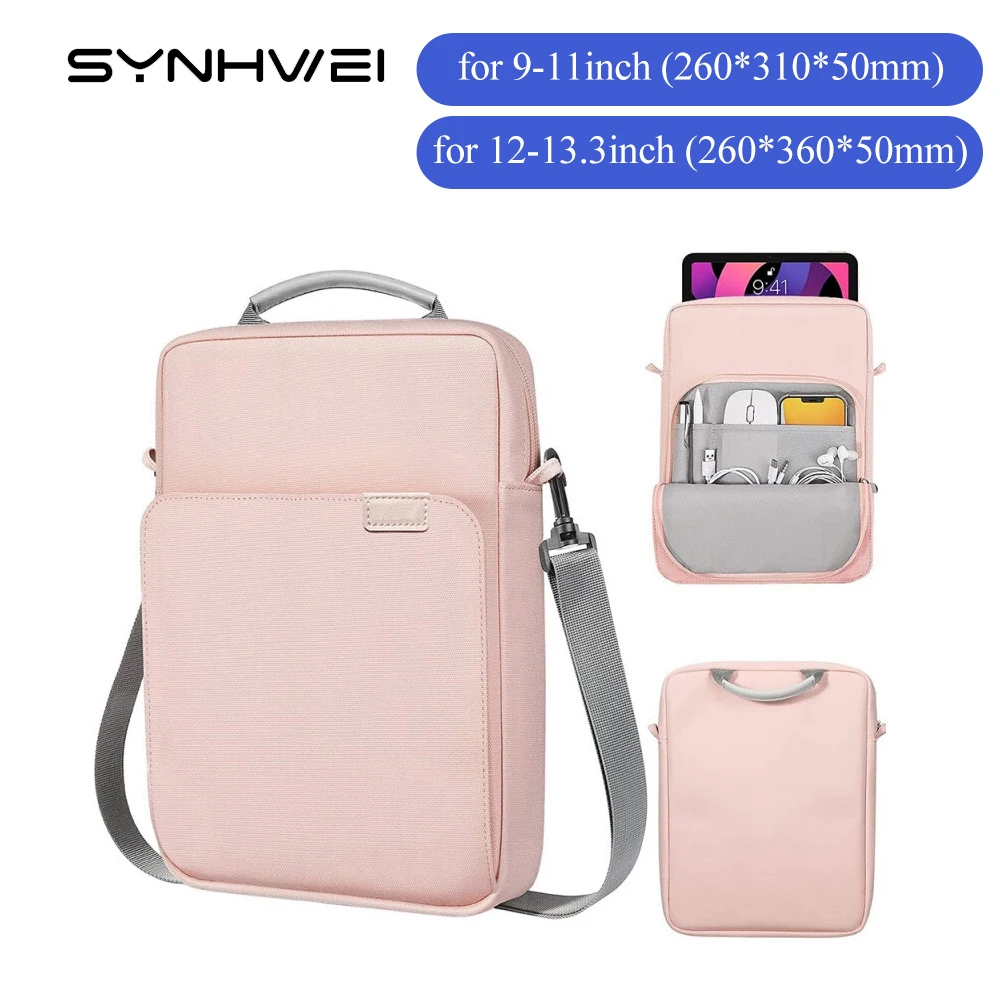 Laptop Tablet Messenger Bag for Macbook Air Pro 11 12 9th / 10.5\