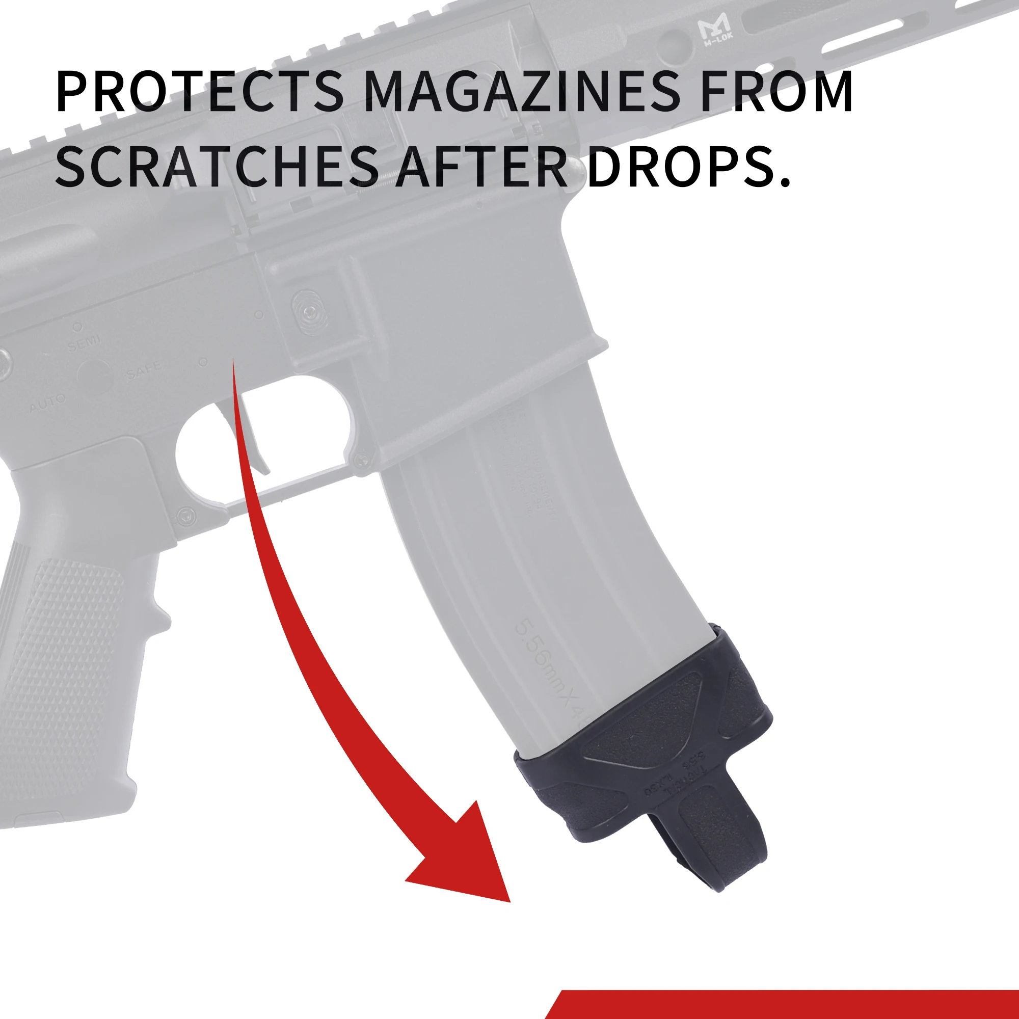 223/556 Mag Assist Magazine Pull Protector, Fits Mag Coupler and AR 15 Accessories (Pack of 5) - view 2