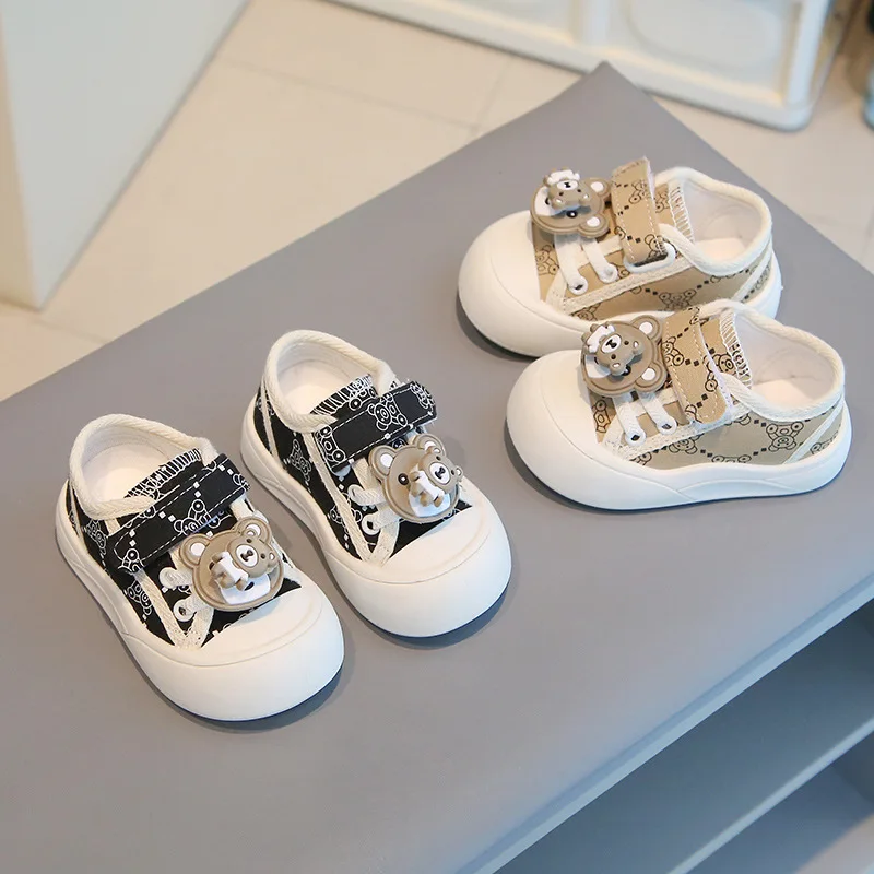 

Zapatos, осень 2023, новые детские кроссовки, удобная повседневная обувь для девочек с мягкой подошвой, простые нескользящие детские парусиновые туфли Кроссовки