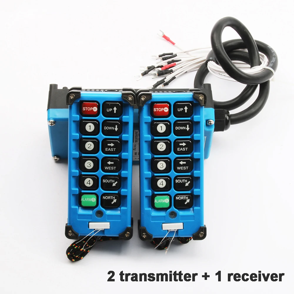 Industrial Crane Remote Controller Wireless Switches F21-E2B-8 for Hoist Crane Lift AC380V 220V 36V 12V DC 24V 868Mhz 8 channels