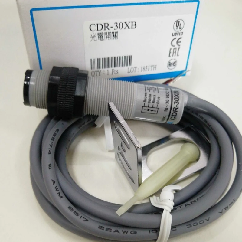

Фотоэлектрические датчики переключателя CDR-30XB M18 NC, 100% Новый оригинальный рефлекторный Тип