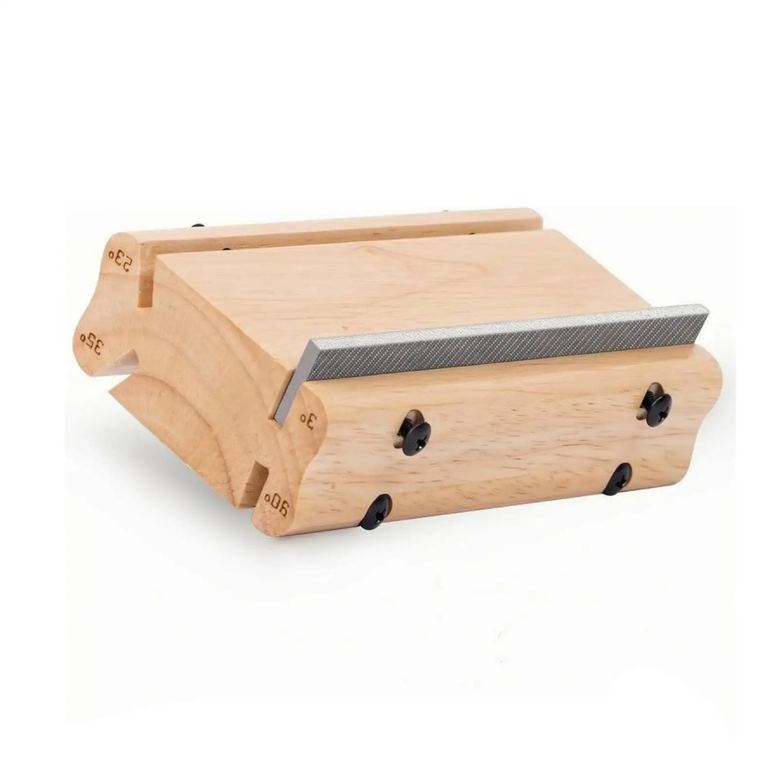 Fret Edge Polishing File with 4 Working Angles for Guitar Bass Workshop and Fretboard Care