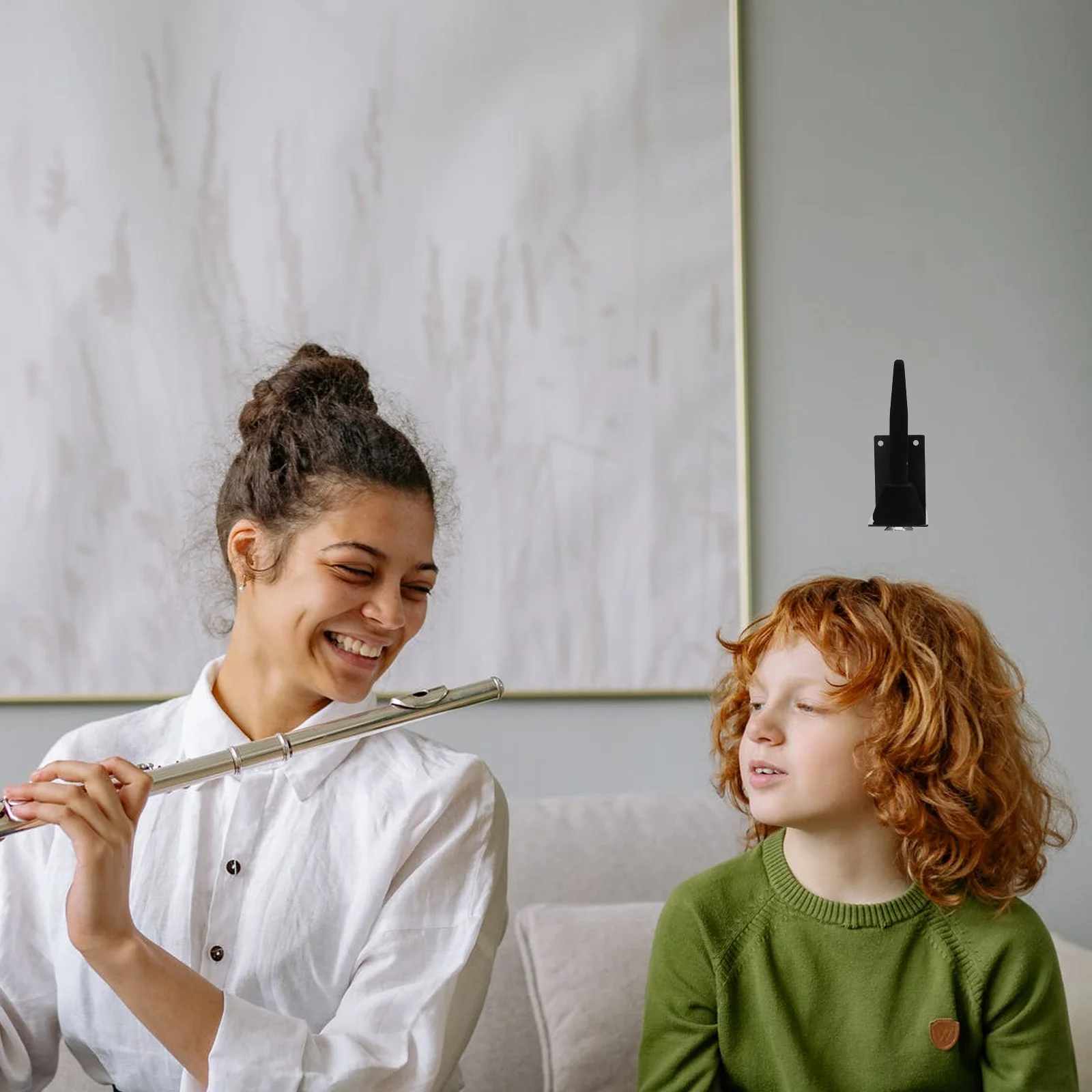 

1Set Wall-Mounted Flute Clarinet Rack Iron Durable Stable Flute Holder Scratch Protection Instrument Stand Clarinet Rack