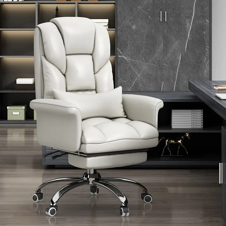 Home office boss chair, study lounge desk, computer chair, comfortable sitting back swivel chair, business chair