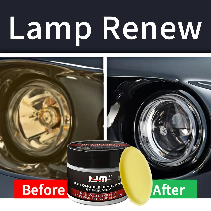 

Car Headlight Restoration Polishing Headlamp Scratch Remover Repair Cleaning Paste Remove Oxidation Headlight Polish Liquid