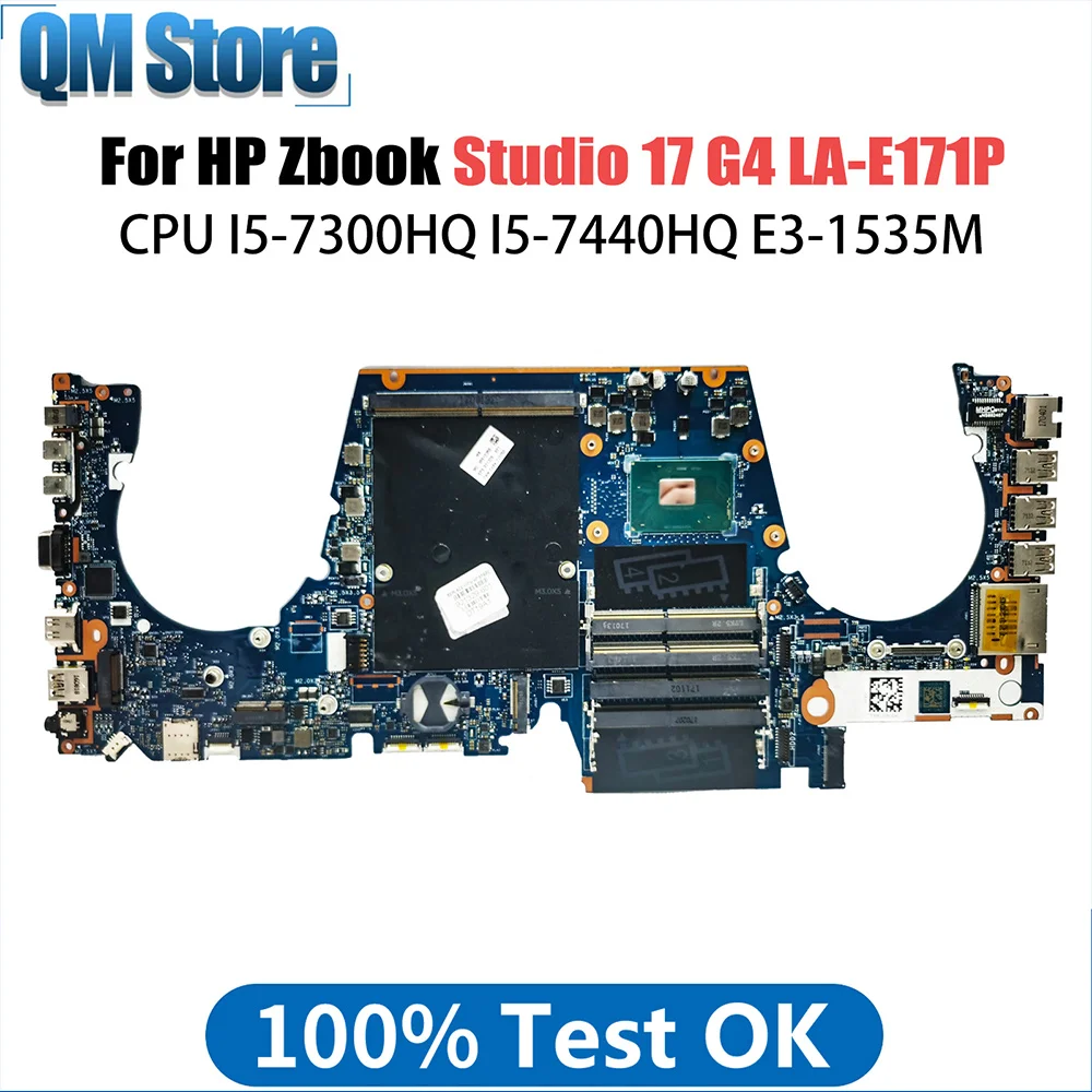 

Материнская плата CPW70 для ноутбука HP ZBook 17 G4 с процессором i5 E3-1535M 921325-601 921326-601 921329-601