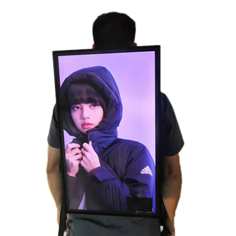 Shoulder Back Android Outdoor Marketing Portable Mobile Advertising Machine LCD HD Screen Support WIFI