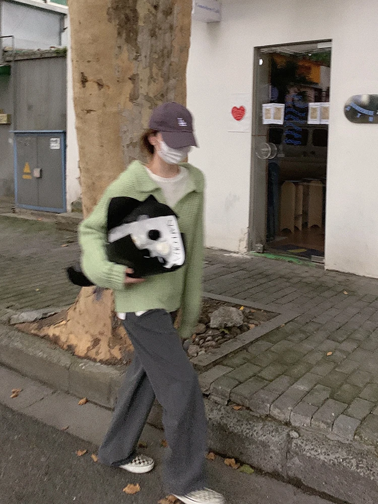 

Модные осенне-зимние брюки-костюмные с высокой талией, рабочие, женские, хлопковые, облегающие, трендовые, универсальные, в стиле джинсов