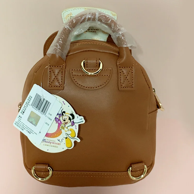 Kawaii Shanghai Disneyland Cartoon Dale Action Figures Toys Shoulder Bag Chip Dale Pu Bag Schoolbag Knapsack Crossbody Bag Gifts