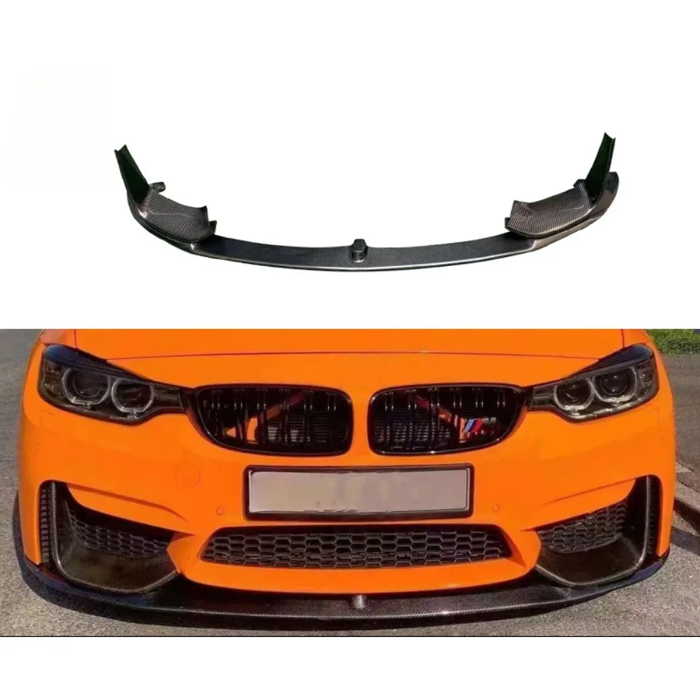 

Для BMW M3 M4 F80 F82 Сухое углеродное волокно MP Стиль Передняя губа Угловая упаковка Автомобильные аксессуары Спойлер Задний диффузор Комплекты кузова автомобиля