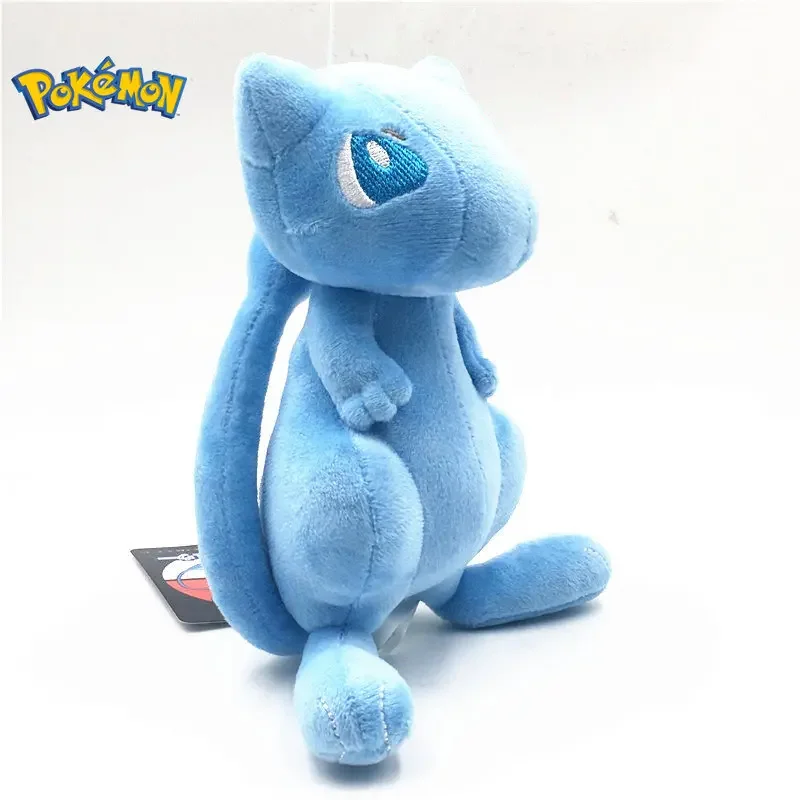 Pokemon Mewtwo Plush Doll Kawaii Anime Go dex Mew Plush Toys Soft Stuffed Cute Blue Black Shiny Mew Doll Birthday Gift For Girls