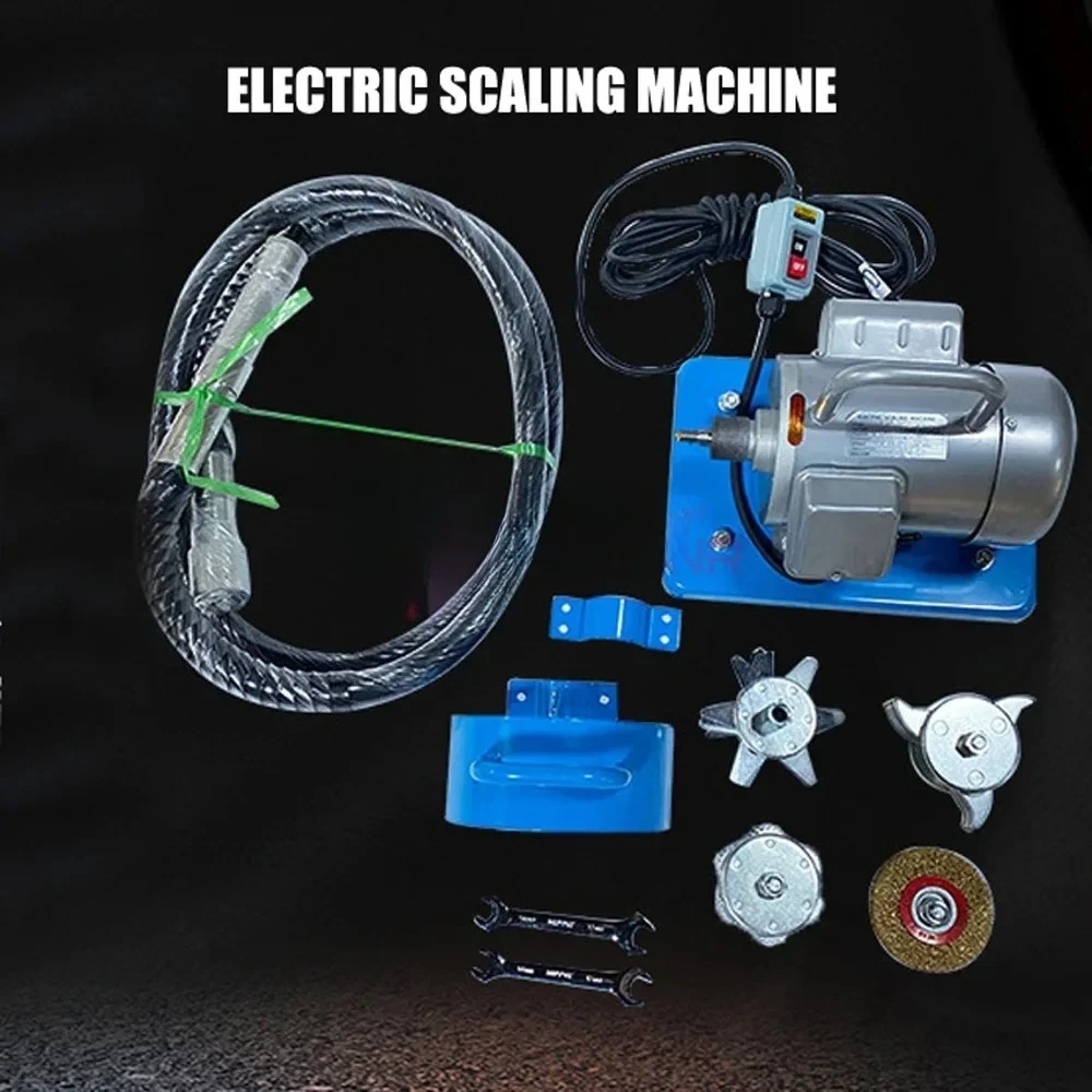 1.1Kw Marine Deck Scaling Machine Electric Rust Remover Descaling Machine Derusting Scale Removal Rust Cleaning Machine