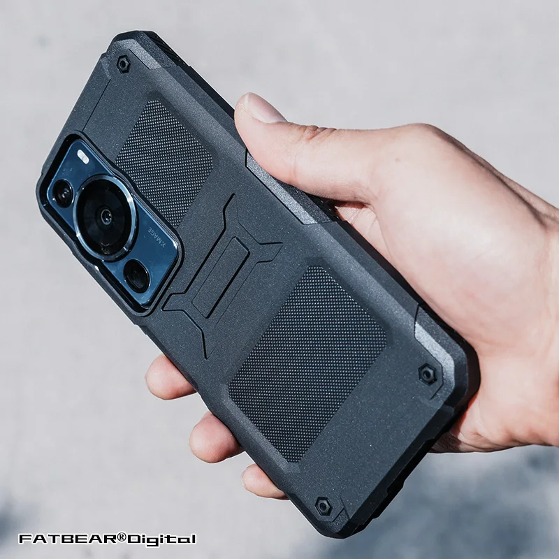 

FATBEAR [For HUAWEI P60 / P60 PRO ] Tactical Military Grade Rugged Shockproof Armor Buffer Case Cover