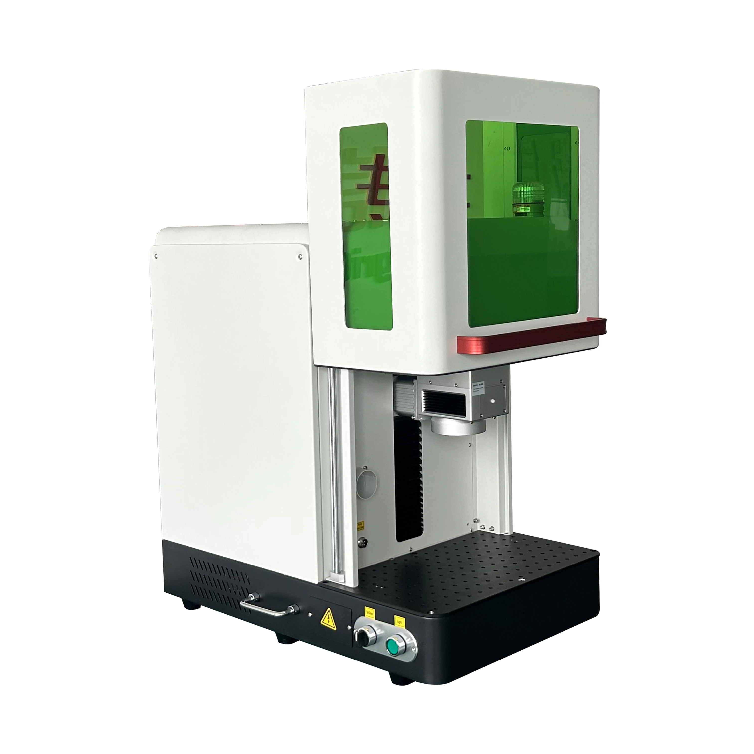 Best Saler Smart and Fast Raycus 20QE 20W Enclosed Fiber Laser Marking Machine for Metal and Nonmetal Materials Engraving