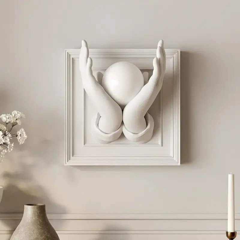 

Creative 3D Wall Decor Night Light Luxury Prayer Art Elegant Gift for Living Room