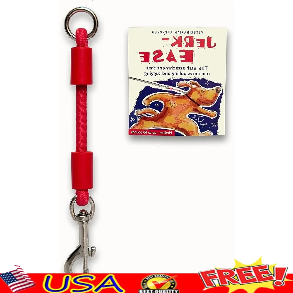 

Bungee Dog Leash Extension Shock Absorber Attachment Leashes Collars Optimal Stretch Safe Walking Jogging Hiking Training